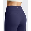 image:imageG4Free BareFeel 78 Length Wide Leg Yoga Pants for Women with Pockets High Stretch Waist Copped Pants CasualRoyal Blue