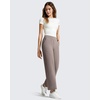 image:imageG4Free BareFeel 78 Length Wide Leg Yoga Pants for Women with Pockets High Stretch Waist Copped Pants CasualTaupe