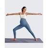 image:imageG4Free BareFeel Maternity Leggings with Pockets Over The Belly Stretchy Workout Yoga Pregnancy PantsBlue Gray
