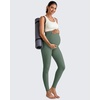 image:imageG4Free BareFeel Maternity Leggings with Pockets Over The Belly Stretchy Workout Yoga Pregnancy PantsGray Sage
