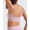 image:imageG4Free BareFeel Non Padded Adjustable Spaghetti Strap Sports Bra for Women Scoop Neck Wireless Tank Tops Casual Daily WearBlush