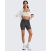 image:imageG4Free BareFeel Non Padded Adjustable Spaghetti Strap Sports Bra for Women Scoop Neck Wireless Tank Tops Casual Daily WearPure White