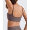 image:imageG4Free BareFeel Non Padded Adjustable Spaghetti Strap Sports Bra for Women Scoop Neck Wireless Tank Tops Casual Daily WearTaupe