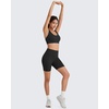 image:imageG4Free BareFeel Non Padded Racerback Sports Bra for Women  Scoop Neck Tank Tops Casual Yoga Light WorkoutBlack