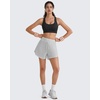 image:imageG4Free BareFeel Non Padded Racerback Sports Bra for Women  Scoop Neck Tank Tops Casual Yoga Light WorkoutBlack