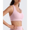 image:imageG4Free BareFeel Non Padded Racerback Sports Bra for Women  Scoop Neck Tank Tops Casual Yoga Light WorkoutBlush