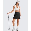 image:imageG4Free BareFeel Polo Collared Padded Sports Bra for Women V Neck Racerback Tennis Golf Tank TopsPure White