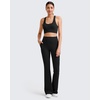 image:imageG4Free BareFeel Yoga Pants Women High Waisted Flared Leggings with Pockets Soft Casual Flare Pants 293133Black