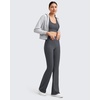 image:imageG4Free BareFeel Yoga Pants Women High Waisted Flared Leggings with Pockets Soft Casual Flare Pants 293133Deep Grey