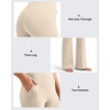 image:imageG4Free BareFeel Yoga Pants Women High Waisted Flared Leggings with Pockets Soft Casual Flare Pants 293133Light Khaki