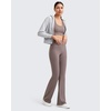 image:imageG4Free BareFeel Yoga Pants Women High Waisted Flared Leggings with Pockets Soft Casual Flare Pants 293133Taupe