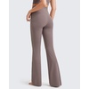 image:imageG4Free BareFeel Yoga Pants Women High Waisted Flared Leggings with Pockets Soft Casual Flare Pants 293133Taupe