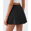 image:imageG4Free Barefeel Tennis Skirts for Girls High Waisted Athletic Skort with Builtin Shorts and Pockets for Golf Running CasualBlack