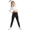 image:imageG4Free BareFeel Girls Leggings High Waist Athletic Yoga Pants with Pockets Dance Running Tights 612 YearsBlack
