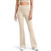 image:imageG4Free BareFeel Yoga Pants Women High Waisted Flared Leggings with Pockets Soft Casual Flare Pants 293133Light Khaki