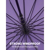 image:imageG4Free 54 Inch Strong Windproof Large Umbrella for Rain 16 Ribs Stick Umbrellas Auto Open Wooden Handle Travel Golf for Men WomenPurple