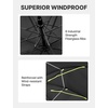 image:imageG4Free Golf Umbrella 62 Inch Large Umbrella for Rain Vented Strong Windproof Waterproof Double Canopy Automatic Open Stick Umbrellas Resist Up to 85 MPH WindsBlack