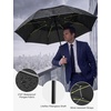 image:imageG4Free Golf Umbrella 62 Inch Large Umbrella for Rain Vented Strong Windproof Waterproof Double Canopy Automatic Open Stick Umbrellas Resist Up to 85 MPH WindsBlack
