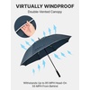 image:imageG4Free Golf Umbrella 62 Inch Large Umbrella for Rain Vented Strong Windproof Waterproof Double Canopy Automatic Open Stick Umbrellas Resist Up to 85 MPH WindsNavy Blue