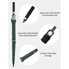 image:imageG4Free Golf Umbrella 62 Inch Large Umbrella for Rain Vented Strong Windproof Waterproof Double Canopy Automatic Open Stick Umbrellas Resist Up to 85 MPH WindsDark Green