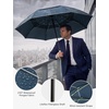 image:imageG4Free Golf Umbrella 62 Inch Large Umbrella for Rain Vented Strong Windproof Waterproof Double Canopy Automatic Open Stick Umbrellas Resist Up to 85 MPH WindsNavy Blue