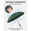 image:imageG4Free Golf Umbrella 62 Inch Large Umbrella for Rain Vented Strong Windproof Waterproof Double Canopy Automatic Open Stick Umbrellas Resist Up to 85 MPH WindsDark Green