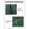 image:imageG4Free Golf Umbrella 62 Inch Large Umbrella for Rain Vented Strong Windproof Waterproof Double Canopy Automatic Open Stick Umbrellas Resist Up to 85 MPH WindsDark Green