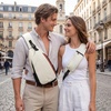 image:imageG4Free Sling Bag RFID Blocking Crossbody Bags for Travel Compact Small Sling Backpack Chest and Shoulder Bag for Men and Women for Travel Casual Daily Outings BlackBeige