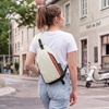 image:imageG4Free Sling Bag RFID Blocking Crossbody Bags for Travel Compact Small Sling Backpack Chest and Shoulder Bag for Men and Women for Travel Casual Daily Outings BlackBeige