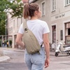 image:imageG4Free Sling Bag RFID Blocking Crossbody Bags for Travel Compact Small Sling Backpack Chest and Shoulder Bag for Men and Women for Travel Casual Daily Outings Blackkhaki