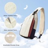 image:imageG4Free Sling Bag RFID Blocking Crossbody Bags for Travel Compact Small Sling Backpack Chest and Shoulder Bag for Men and Women for Travel Casual Daily Outings BlackBeige
