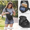 image:imageG4Free Sling Bag RFID Blocking Crossbody Bags for Travel Compact Small Sling Backpack Chest and Shoulder Bag for Men and Women for Travel Casual Daily Outings Blackblack