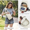 image:imageG4Free Sling Bag RFID Blocking Crossbody Bags for Travel Compact Small Sling Backpack Chest and Shoulder Bag for Men and Women for Travel Casual Daily Outings BlackBeige