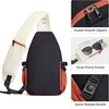 image:imageG4Free Sling Bag for Men Women RFID Blocking Crossbody Bags Hiking Daypacks Small Sling Backpack Chest Shoulder Bag Travel  BlackBeige  Black