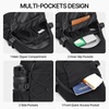 image:imageG4Free Sling Bag for Men Women RFID Blocking Crossbody Bags Hiking Daypacks Small Sling Backpack Chest Shoulder Bag Travel  BlackBlack