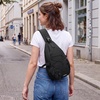 image:imageG4Free Sling Bag for Men Women RFID Blocking Crossbody Bags Hiking Daypacks Small Sling Backpack Chest Shoulder Bag Travel  BlackBlack