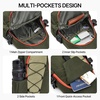 image:imageG4Free Sling Bag for Men Women RFID Blocking Crossbody Bags Hiking Daypacks Small Sling Backpack Chest Shoulder Bag Travel  BlackDark Green