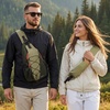 image:imageG4Free Sling Bag for Men Women RFID Blocking Crossbody Bags Hiking Daypacks Small Sling Backpack Chest Shoulder Bag Travel  BlackDark Green