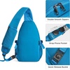 image:imageG4Free Sling Bag for Men Women RFID Blocking Crossbody Bags Hiking Daypacks Small Sling Backpack Chest Shoulder Bag Travel  BlackNavy Blue