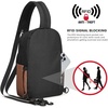 image:imageG4Free Small RFlD Crossbody Backpack Convertible Lightweight Mini Sling Bag for Women Men for Travel amp Hiking Black amp BrownBlack and Brown