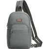 image:imageG4Free Small RFlD Crossbody Backpack Convertible Lightweight Mini Sling Bag for Women Men for Travel amp Hiking Black amp BrownGrey
