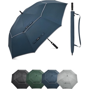 image:imageG4Free Golf Umbrella 62 Inch Large Umbrella for Rain Vented Strong Windproof Waterproof Double Canopy Automatic Open Stick Umbrellas Resist Up to 85 MPH WindsNavy Blue