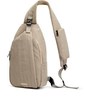 image:imageG4Free Sling Bag RFID Blocking Crossbody Bags for Travel Compact Small Sling Backpack Chest and Shoulder Bag for Men and Women for Travel Casual Daily Outings Blackkhaki