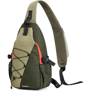 image:imageG4Free Sling Bag for Men Women RFID Blocking Crossbody Bags Hiking Daypacks Small Sling Backpack Chest Shoulder Bag Travel  BlackDark Green