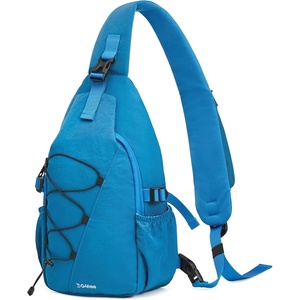 image:imageG4Free Sling Bag for Men Women RFID Blocking Crossbody Bags Hiking Daypacks Small Sling Backpack Chest Shoulder Bag Travel  BlackNavy Blue