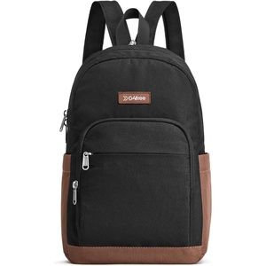 image:imageG4Free Small RFlD Crossbody Backpack Convertible Lightweight Mini Sling Bag for Women Men for Travel amp Hiking Black amp BrownBlack and Brown