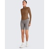 image:imageG4Free Workout Jackets for Woman BareFeel Cropped Zip Up Athletic Running Jacket Slim Fit Yoga Tops with Thumb HolesDark Coffee