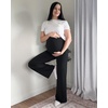image:imageG4Free Womens Maternity BareFeel Wide Leg Yoga Pants  BumpFriendly CoverageWide Leg DesignLycra BlendExtremely SoftSkinlike Touchfor Work Casual WearBlack