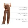 image:imageG4Free Womens Maternity BareFeel Wide Leg Yoga Pants  BumpFriendly CoverageWide Leg DesignLycra BlendExtremely SoftSkinlike Touchfor Work Casual WearDark Coffee