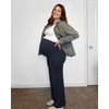 image:imageG4Free Womens Maternity BareFeel Wide Leg Yoga Pants  BumpFriendly CoverageWide Leg DesignLycra BlendExtremely SoftSkinlike Touchfor Work Casual WearDark Blue